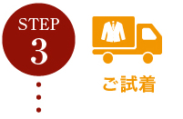ステップ３　ご試着