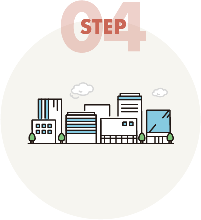 本番指定場所への商品到着